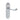 M Marcus - Carlisle Brass - Oakley Door Handles on Backplate - Latch - Pair; #finish_satin-chrome