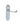M Marcus - Carlisle Brass - Oakley Door Handles on Backplate - Latch - Pair; #finish_satin-chrome