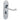 M Marcus - Carlisle Brass - Oakley Door Handles on Backplate - Bathroom - Pair; #finish_polished-chrome