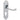 M Marcus - Carlisle Brass - Oakley Door Handles on Backplate - Euro Lock - Pair; #finish_polished-chrome