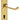 M Marcus - Carlisle Brass - Oakley Door Handles on Backplate - Lock - Pair; #finish_polished-brass