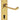 M Marcus - Carlisle Brass - Oakley Door Handles on Backplate - Lock - Pair; #finish_polished-brass