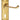 M Marcus - Carlisle Brass - Ashstead Door Handles on Backplate - Lock - Pair; #finish_polished-brass