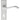 M Marcus - Carlisle Brass - Andros Door Handles on Backplate - Lock - Pair; #finish_satin-chrome