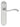 M Marcus - Carlisle Brass - Andros Door Handles on Backplate - Latch - Pair; #finish_satin-chrome