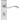 M Marcus - Carlisle Brass - Andros Door Handles on Backplate - Bathroom - Pair; #finish_satin-chrome