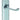 M Marcus - Carlisle Brass - Ashstead Door Handles on Backplate - Latch - Pair; #finish_polished-chrome