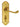 M Marcus - Carlisle Brass - Ashstead Door Handles on Backplate - Bathroom - Pair; #finish_polished-brass