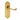 M Marcus - Carlisle Brass - Ashstead Door Handles on Backplate - Latch - Pair; #finish_polished-brass