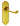 M Marcus - Carlisle Brass - Ashstead Door Handles on Backplate - Latch - Pair; #finish_polished-brass