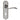 M Marcus - Carlisle Brass - Madrid Door Handles on Backplate - Lock - Pair; #finish_polished-chrome