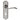 M Marcus - Carlisle Brass - Madrid Door Handles on Backplate - Lock - Pair; #finish_polished-chrome
