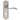 M Marcus - Carlisle Brass - Madrid Door Handles on Backplate - Lock - Pair; #finish_satin-chrome