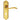 M Marcus - Carlisle Brass - Madrid Door Handles on Backplate - Lock - Pair; #finish_polished-brass