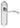 M Marcus - Carlisle Brass - Madrid Door Handles on Backplate - Latch - Pair; #finish_polished-chrome