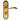 M Marcus - Carlisle Brass - Madrid Door Handles on Backplate - Bathroom - Pair; #finish_florentine-bronze