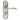 M Marcus - Carlisle Brass - Madrid Door Handles on Backplate - Bathroom - Pair; #finish_satin-chrome