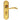 M Marcus - Carlisle Brass - Madrid Door Handles on Backplate - Bathroom - Pair; #finish_polished-brass