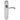 M Marcus - Carlisle Brass - Madrid Door Handles on Backplate - Long  - Latch - Pair; #finish_polished-chrome