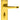 M Marcus - Carlisle Brass - Victorian Ascot Door Handles on Backplate - Bathroom - Pair; #finish_polished-brass