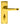 M Marcus - Carlisle Brass - Victorian Ascot Door Handles on Backplate - Bathroom - Pair; #finish_polished-brass