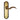 M Marcus - Carlisle Brass - Wentworth Door Handles on Backplate - Latch - Pair; #finish_florentine-bronze