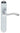 M Marcus - Carlisle Brass - Andros Door Handles on Backplate - Long - Latch - Pair; #finish_satin-chrome