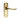 M Marcus - Carlisle Brass - Lytham Door Handles on Backplate - Lock - Pair; #finish_satin-/-polished-brass-dual-finish