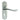 M Marcus - Carlisle Brass - Lytham Door Handles on Backplate - Lock - Pair; #finish_satin-/-polished-chrome-dual-finish