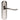 M Marcus - Carlisle Brass - Lytham Door Handles on Backplate - Latch - Pair; #finish_satin-/-polished-chrome-dual-finish