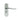 M Marcus - Carlisle Brass - Lytham Door Handles on Backplate - Bathroom - Pair; #finish_satin-/-polished-chrome-dual-finish