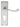 M Marcus - Carlisle Brass - Victorian Scroll Door Handles on Backplate - Euro Lock - Pair; #finish_satin-chrome