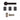 Deanta - Deanta - Delphi Complete Door Pack - Latch Door - 4" Hinges; #finish_matt-black