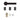 Deanta - Deanta - Delphi Complete Door Pack - Latch Door - 4" Hinges; #finish_matt-black