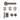 Deanta - Deanta - Delphi Complete Door Pack - Bathroom Door - 4" Hinges; #finish_matt-satin-black-nickel