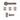 Deanta - Deanta - Delphi Complete Door Pack - Latch Door - 3" Hinges; #finish_matt-satin-black-nickel