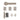 Deanta - Deanta - Delphi Complete Door Pack - Bathroom Door - 3" Hinges; #finish_satin-nickel