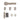 Deanta - Deanta - Delphi Complete Door Pack - Bathroom Door - 3" Hinges; #finish_satin-nickel