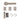 Deanta - Deanta - Delphi Complete Door Pack - Standard UK Lock - 3" Hinges; #finish_satin-nickel
