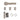 Deanta - Deanta - Delphi Complete Door Pack - Standard UK Lock - 4" Hinges; #finish_satin-nickel