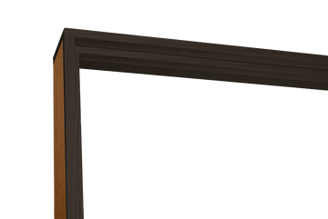 LPD Doors - Black internal door lining accessory with modern design.; #finish_primed-black