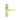 M Marcus - Manital - Ibra Door Handles on Backplate - Euro Lock - Pair; #finish_polished-brass