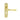 M Marcus - Manital - Ibra Door Handles on Backplate - Lock - Pair; #finish_polished-brass