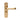 M Marcus - Manital - Ibra Door Handles on Backplate - Bathroom - Pair; #finish_satin-brass