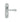 M Marcus - Manital - Astro Door Handles on Backplate - Lock - Pair; #finish_polished-chrome