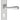 M Marcus - Manital - Astro Door Handles on Backplate - Lock - Pair; #finish_satin-chrome