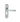 M Marcus - Manital - Astro Door Handles on Backplate - Euro Lock - Pair; #finish_polished-chrome