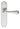 M Marcus - Manital - Astro Door Handles on Backplate - Latch - Pair; #finish_satin-chrome