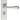 M Marcus - Manital - Astro Door Handles on Backplate - Bathroom - Pair; #finish_satin-chrome