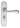 M Marcus - Manital - Astro Door Handles on Backplate - Bathroom - Pair; #finish_satin-chrome